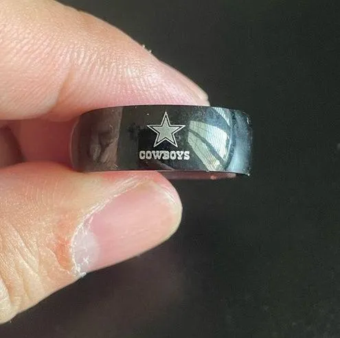 Black arc Dallas cowboys ring - Image 7