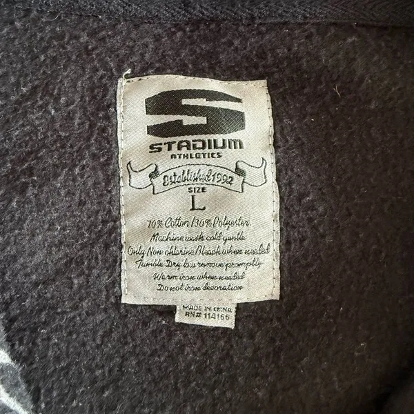 Stadium Athletics Florida Gator Hoodie Black Large EUC - Image 3