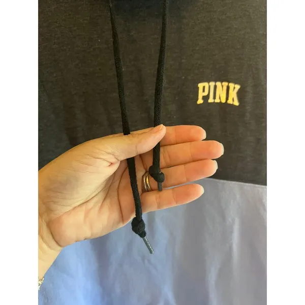 PINK - Victoria's Secret Pullover high neck sweater Love Pink Gray purple - Image 3
