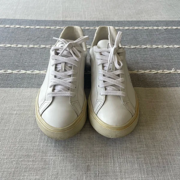 Veja Esplar Leather Sneaker Extra White Women’s Size 6 - Image 4