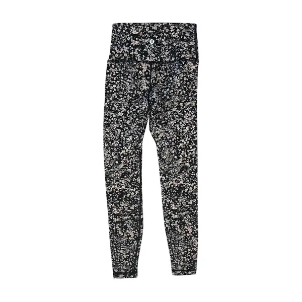Lululemon Wunder Under HR Legging Tight 25” Luxtreme Floral Black Spritz Multi 2 - Image 4
