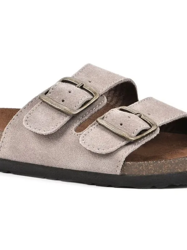 Mountain Sole Women's Double Buckle Leather Sandal Size 10 - Image 3