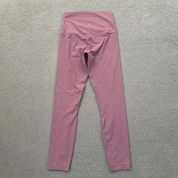 Lululemon Align Leggings High Rise Ribbed Velvet Dust Athletic Women's 4 x 25 - Image 3