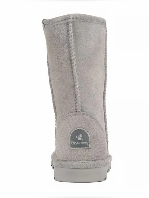 BearPaw Women's Gray Suede Mid-Calf Boots Size 10 - Image 3