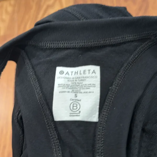 Small black Athleta racer back tank - Image 3