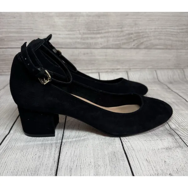 Steven by Steve Madden Black Size 8.5 Mary Jane Pump With Ankle Strap SUEDE - Image 2