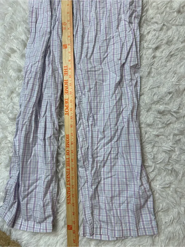 Disney vintage purple plaid Winnie the Pooh pajama lounge pants woman’s medium - Image 6