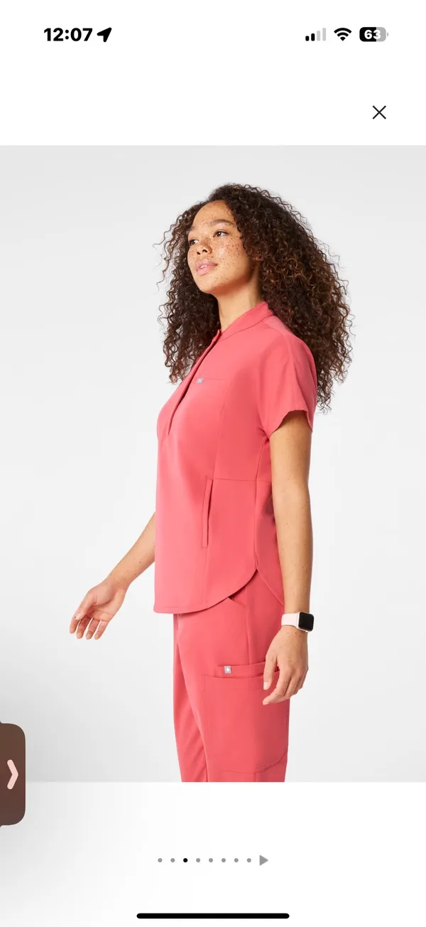 Women’s FIGS Scrub Top - Image 6
