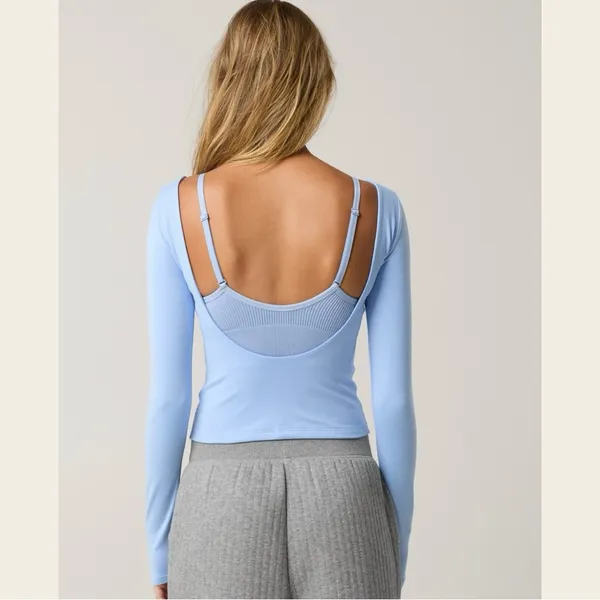 OFFLINE By Aerie The Hugger Long Sleeve Open Back T-Shirt- cross listed on Merc! - Image 3