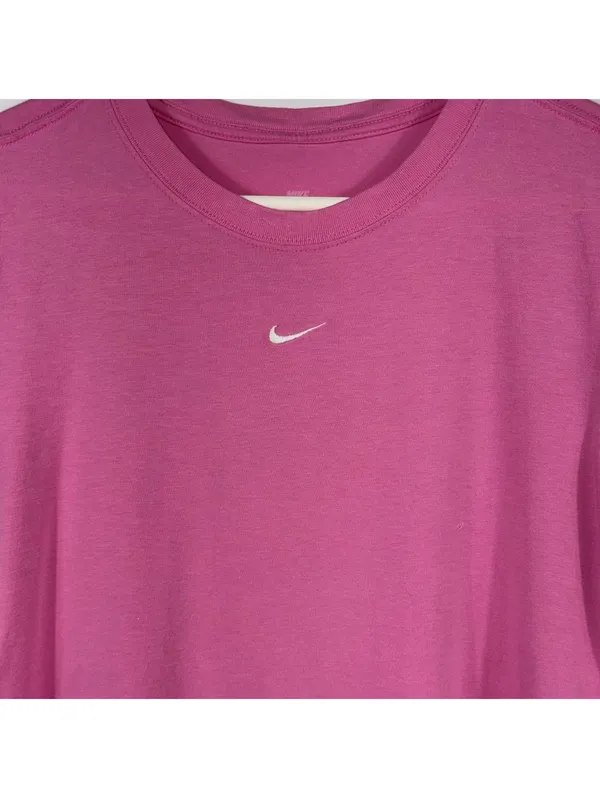 Nike The Nike Tee Pink Embroidered Swoosh Short Sleeve T-Shirt Women’s Size L - Image 2