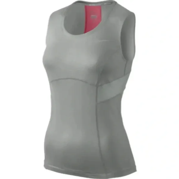 Nike Power Tank Top Stripe Grey Shirt Athletic Work Out Shirt XS v6x - Image 5