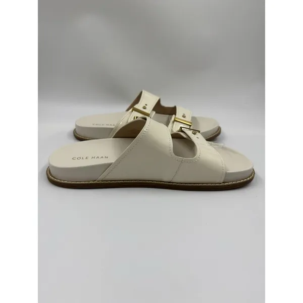 Cole Haan Women's Marisol Footbed Sandal Slides White Size 8 Med (W31883) New - Image 11