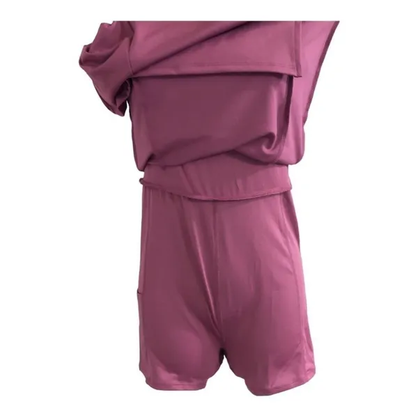 Sincerely Jules pink ruffle strap built-in bodysuit‎ active tennis dress size M - Image 5