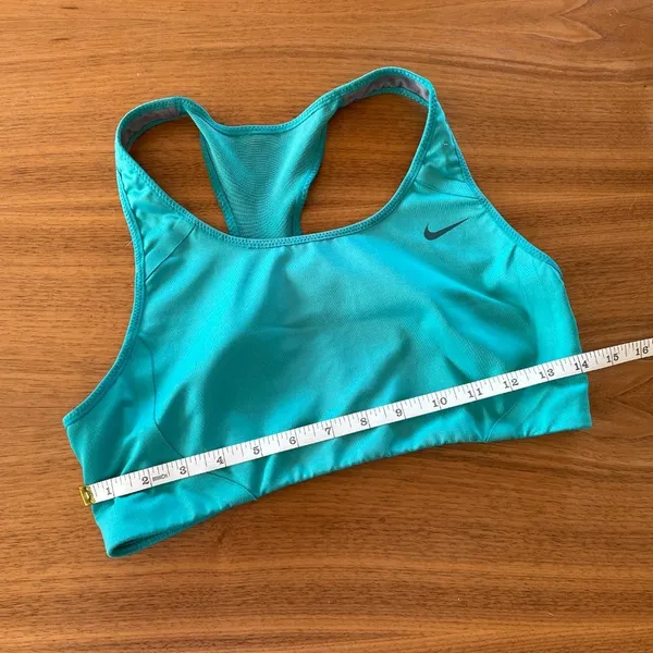 Women's Nike Dri-Fit Teal Sports Bra - Image 7