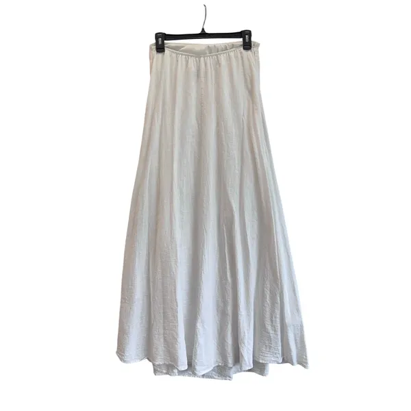 Petal + Pup White Maxi Dress Women’s Medium Strapless Tube Dress Summer Resort - Image 4