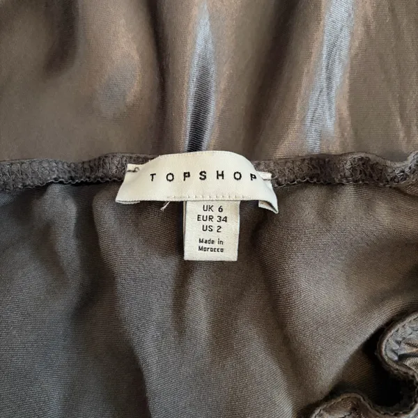 Topshop Satin Skirt - Image 3