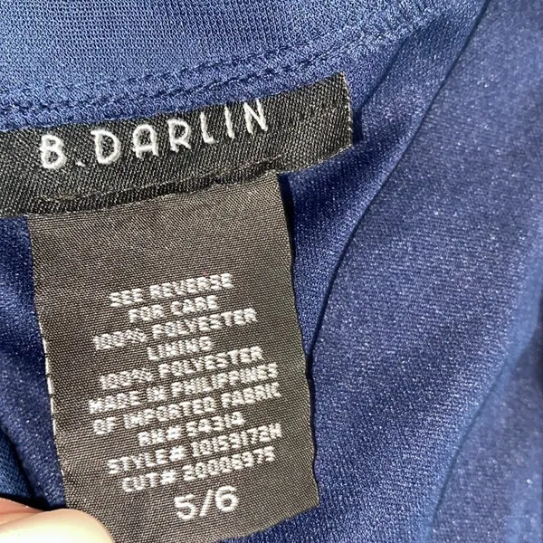 B. darlin formal maxi dress gown size 5/6 - Image 4