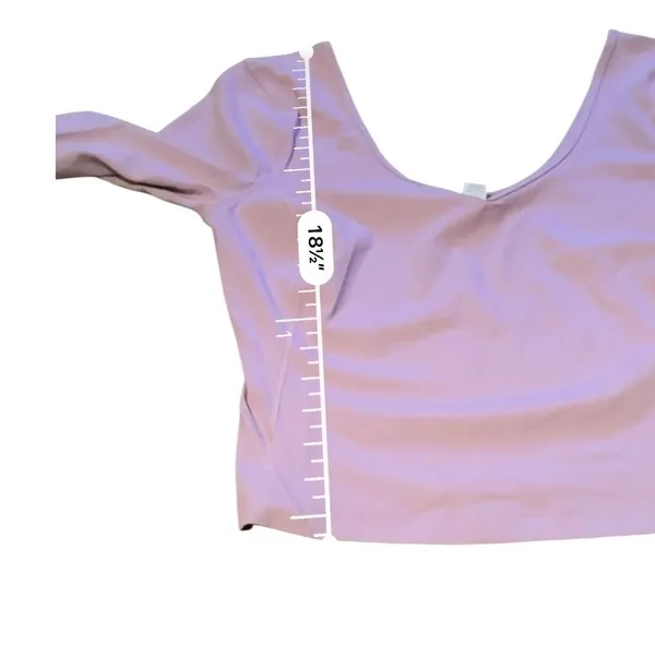 lululemon‎ Align Long Sleeve Womens 6 Pink Peony Nulu Cropped NWT Balletcore - Image 8
