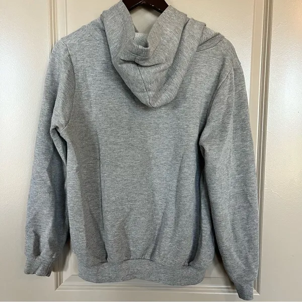 Stay Hungry Pullover Hoodie‎ Gray Size M - Image 6