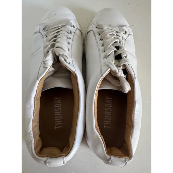 Thursday Boot Company white leather low-top Everyday sneakers size 8‎ - Image 7