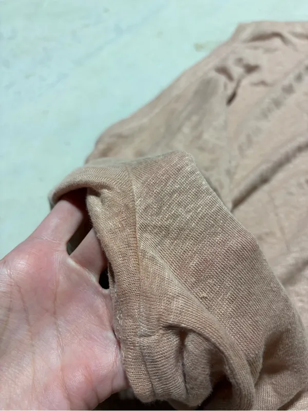 J. Crew linen tee linen yarns knit goods large pink - Image 7