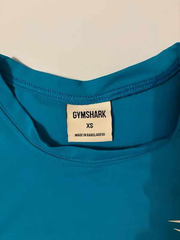 Teal/Blue Gymshark Tank Top - Image 3