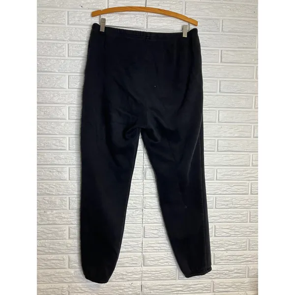 Nuuds‎ Sweatpants Women Large Black Excellent Fleece Lined Joggers athleisure - Image 4