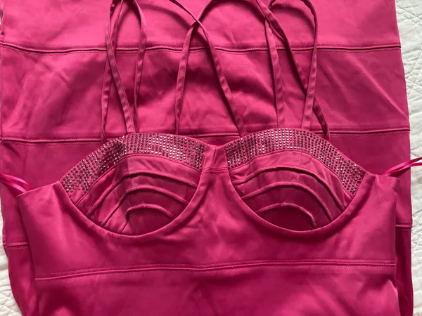 Barbie Pink Dress Size M - Image 7