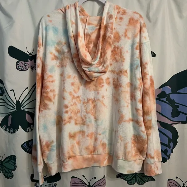 Wild Fable Terry cloth tie dye hoodie - Image 2