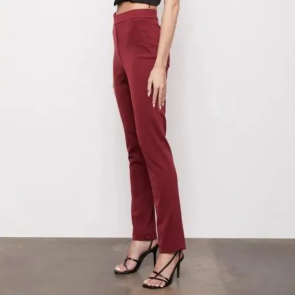 Bailey‎ 44 Gemma Straight Leg Pants Cabernet Size XL - Image 2