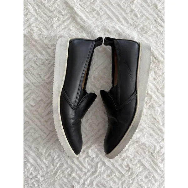 Everlane The Leather Street Shoe Black Leather Slip-On Loafers Minimalist - Image 5