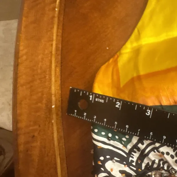 MARY L COUTURE Beads Halter print Dress Sz 10 Yellow Multi 100% SILK - Image 15
