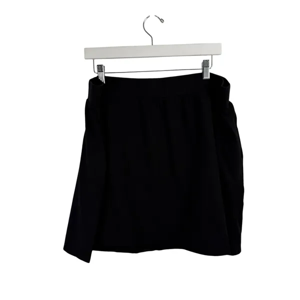 Pact Organic Cotton Black Mini Skirt Athleisure Minimalist Capsule Womens XXL - Image 2