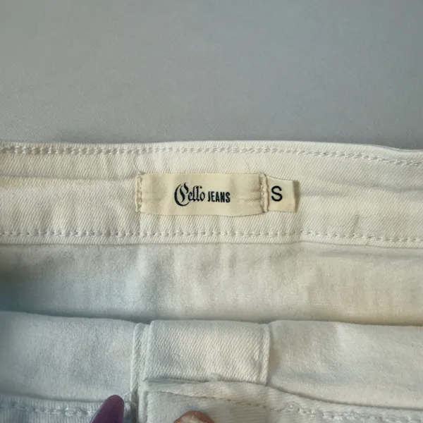 Cello Jeans Button Front Denim A-Line Mini Skirt Stretch S Preppy VTG Inspired - Image 7