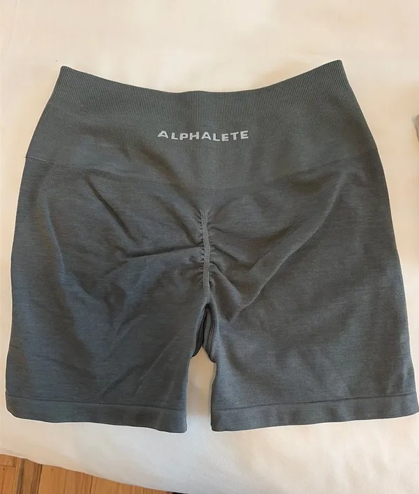 Alphalete Amplify Gray Shorts - Image 3
