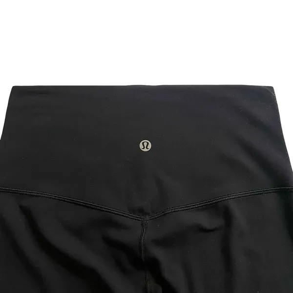 Lululemon Wunder Under Crop Black Leggings Size 2 - Image 2