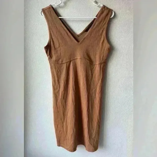 Vero Moda‎ NWT Women’s Short Sleeveless Brown Dress Size S - Image 2