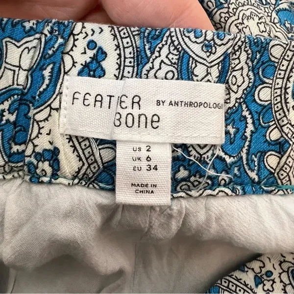 Anthropologie Featherbone‎ Talese Wide Legs Pants sz 2 - Image 8