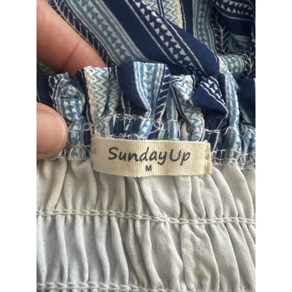 Sunday Up Womens Jumpsuit Medium Bohemian Beach Coastal Cowgirl Y2k 90's Preppy - Image 11