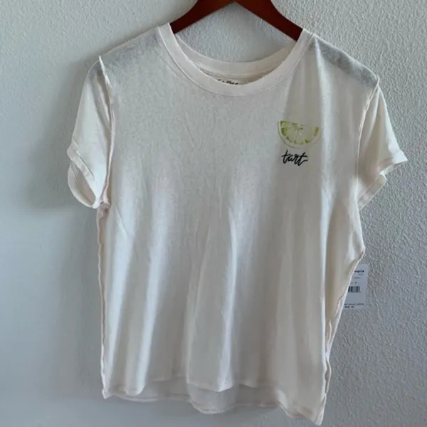 Free People We The Free Fruit Medley Lime Tart Tee Graphic Casual Elevated Basic Med - Image 4