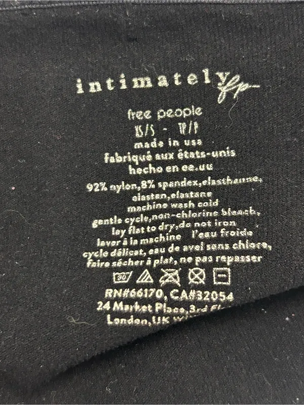 Free People Intimately High Neck Top — Black - Image 3