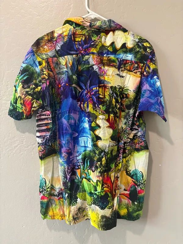 Island Haze Colorful Button Up Multiple Size M - Image 7