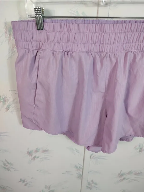 Avia Light Purple Athletic Shorts - Image 2