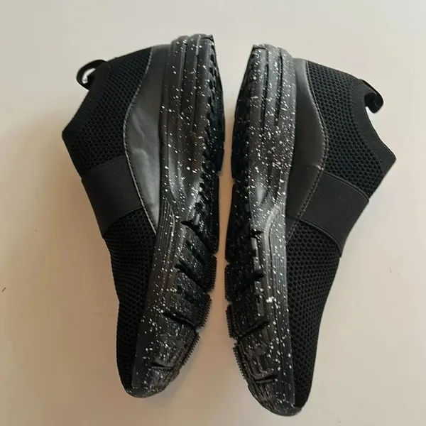 KESWI Women's Black Speckled Athletic Slip On Uniform Shoes, Size 7, NWT - Image 5