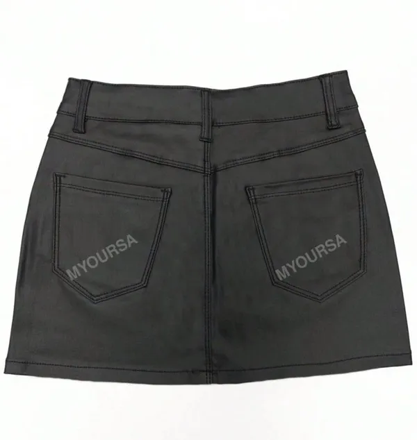 Leather Skirt - Image 3