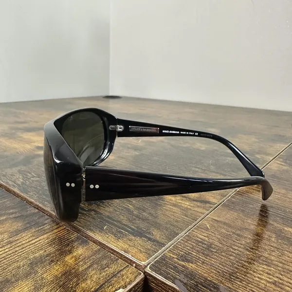 Dolce&Gabbana DG 4030 Sunglasses Womens Black Wrap 63mm Italy - Image 2