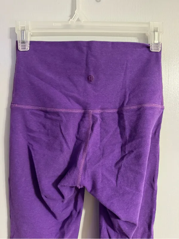 Lululemon Athletica Purple High Waisted Leggings Size 6 - Image 6
