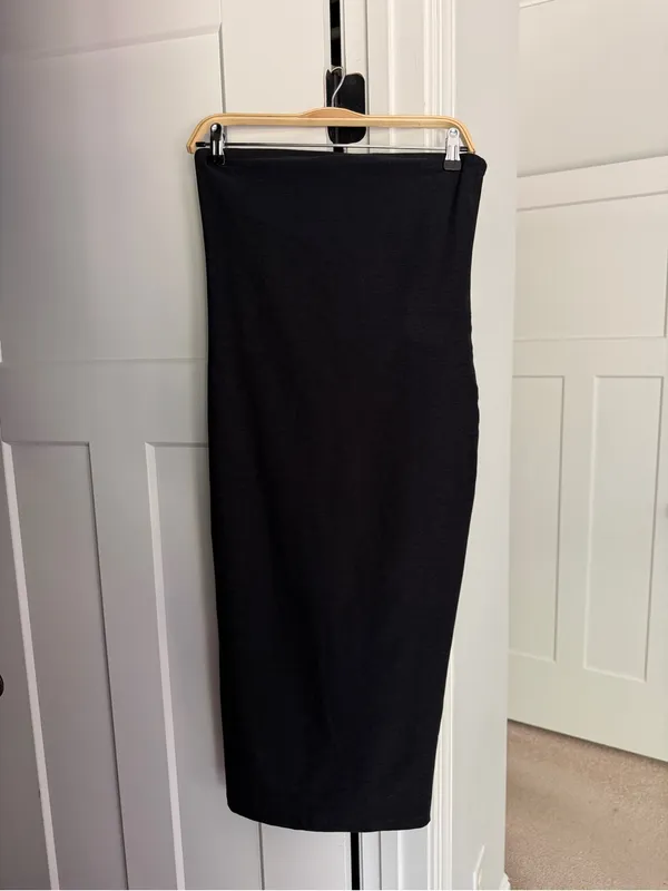 Beyond yoga Spacedye strapless midi dress darkest night - Image 3