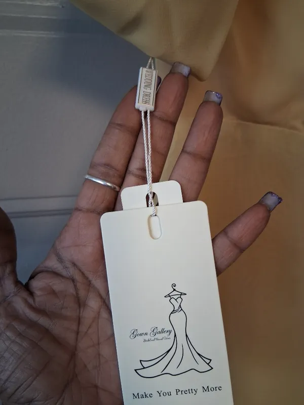 Gown Gallery bridal and formal wear "wedding dress" jumpsuit in yellow size 4. New with tags. - Image 2