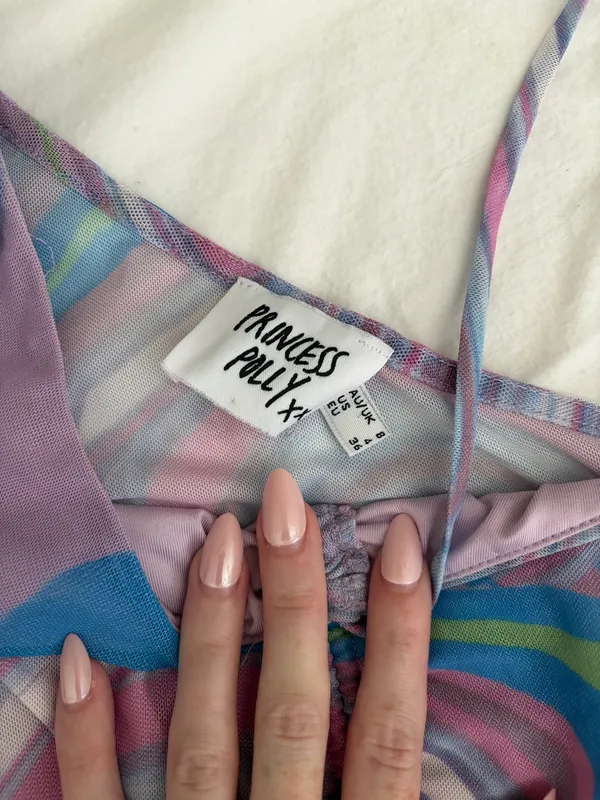 Princess Polly Marble mesh top - Image 3